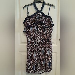 Off Shoulder Multi Color Romper